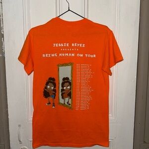 Jessie Reyez Tour Merch Bright Orange Graphic Tee